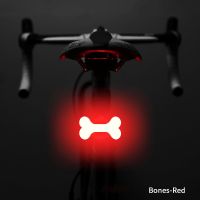 ▤ New Heart Shape LED Bike Light USB Rechargeable Bicycle Rear Light Waterproof MTB Taillight 5 Mode Cycling Night Safety Warning