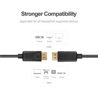 UNITEK สาย DISPLAY PORT MALE TO MALE รุ่น Y-C609BK สายยาว 2 เมตร