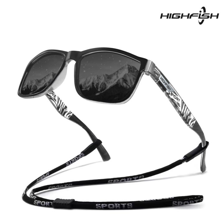 แว่นตากันแดดตกปลา-polarized-highfish-แว่นตากันแดดขับรถของผู้ชายแว่นตากันแดดผู้ชาย-uv400แว่นตากันแดดคลาสสิกสำหรับการตกปลาเดินป่า