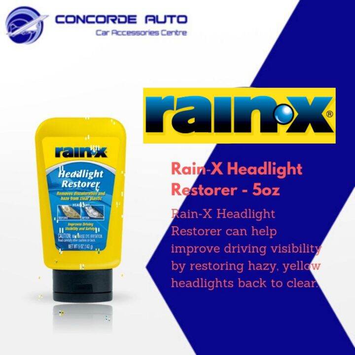 Rain‑X Headlight Restorer 5oz Lazada Singapore