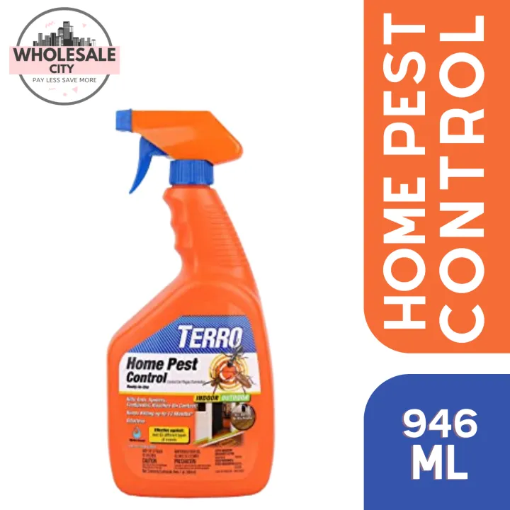 TERRO HOME PEST CONTROL READY TO USE INDOOR/OUTDOOR USES 946ML Lazada PH