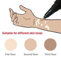 Vitiligo Leukoderma Covering Pen Waterproof Concealer Cream Liquid Women Men Face Discolored Skin Vitiligo Patches Makeup