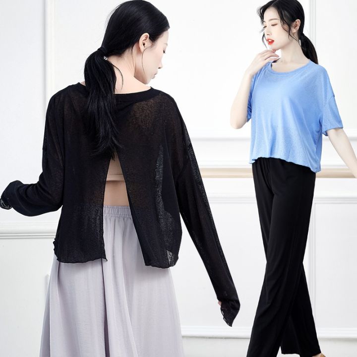 modern-classical-jazz-dance-dance-practice-clothing-back-slit-loose-top-body-dance-blouse-performance-clothing-female