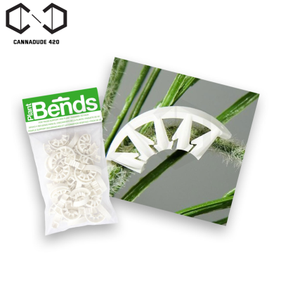 LST Clip คลิปโน้มกิ่งไม้ Plant Bender White PVC Plant Bends 50 Pieces - Bag truss support and plant low stress training or remove fan leaves Plant Bend สำหรับ LST Bending Scrog Trellis Net Growth of Plants