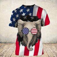 Elephant 3D Printed men t shirt Fashion Short sleeve shirt summer streetwear Unisex tshirt tops H09