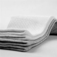 Casual Gray 3 Colors Soft White Blend Cotton Mens Sport Socks