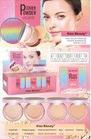 81185-03-ขายยกถาด12ชิ้น มี2 เบอร์ 01/02/ แป้งเรนโบว์ Kiss Beauty แป้ง2ชั้น Perfect Cover powder ตลับวิ๊งๆงานหรูสุดใจเลยตัวนี้ ใช้งานได้นานมาก North