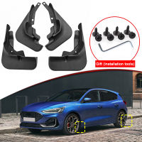 รถจัดแต่งทรงผมสำหรับ Ford Focus ST ST-LINE X 2019-2023รถ Mud Flaps Splash Guard Mudguards MudFlaps ด้านหน้าด้านหลัง Fender อุปกรณ์เสริม