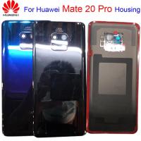 Original Rear Back Housing Door For Huawei Mate 20 Pro Glass Battery Cover For Mate20 Back Cover Housing Replacement Parts