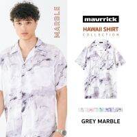 MAVRRICK-มาริค ยอดขาย No.1 สุดยอดเสื้อเชิ้ตโอเวอร์ไซร์ ยับยาก ไม่ต้องรีด (ลายหินอ่อน)