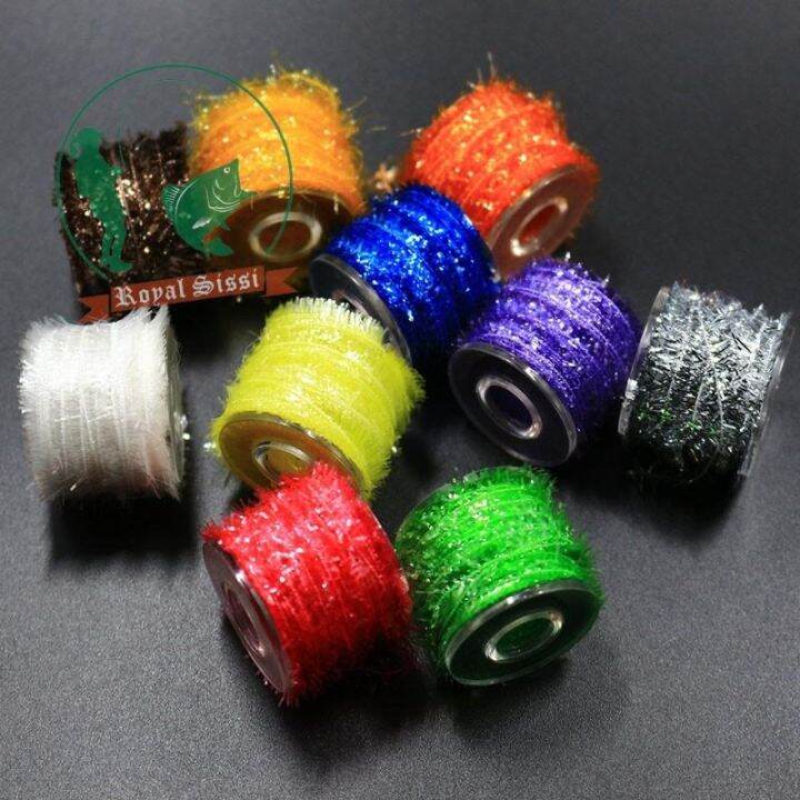 royal-sissi-10colors-set-fly-tying-tinsel-chenille-thread-crystal-flash-chenille-cactus-fly-tying-thread-for-saltwater-streamers