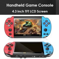 Portable Game Console AV TV Out MP3 MP4 Game Player X7 4.3 inch TFT Display 8GB for Game Entertainment Accessories