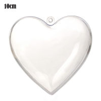 Love Decoration Plastic Favours Fillable Heart Clear