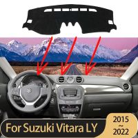 สำหรับ Suzuki Vitara Hybrid LY Escudo 2015 2016 2017 2018 ~ 2022แผงหน้าปัดรถยนต์หุ้มพรมม่านบังแดดรถยนต์อุปกรณ์เสริมพรมกันลื่น