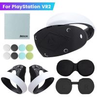 6 In 1 VR Protective Cover Set For PS VR2 Touch Controller Anti-Bumping Silicone Anti-slip Case Eye Pad Lens Cap Accessories