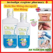 Nước súc miệng giữ ẩm cho người khô miệng