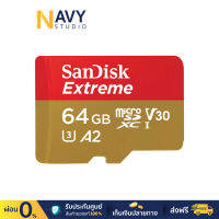 SanDisk 64GB Extreme microSD Card For Mobile Gaming UHS-I  เมมโมรี่ การ์ด (SDSQXAH-064G-GN6GN)