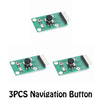 3ชิ้นโมดูลปุ่มนำทางห้าทิศทางสำหรับ5D เกม MCU AVR แป้นพิมพ์อิสระจอยสติ๊กสำหรับโมดูลจอยสติ๊ก