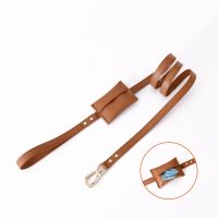 bjh✇☬  150CM Dog Leash with Poop Dispenser Hooks Rope Outdoor Walking Leads Dogs Accessories