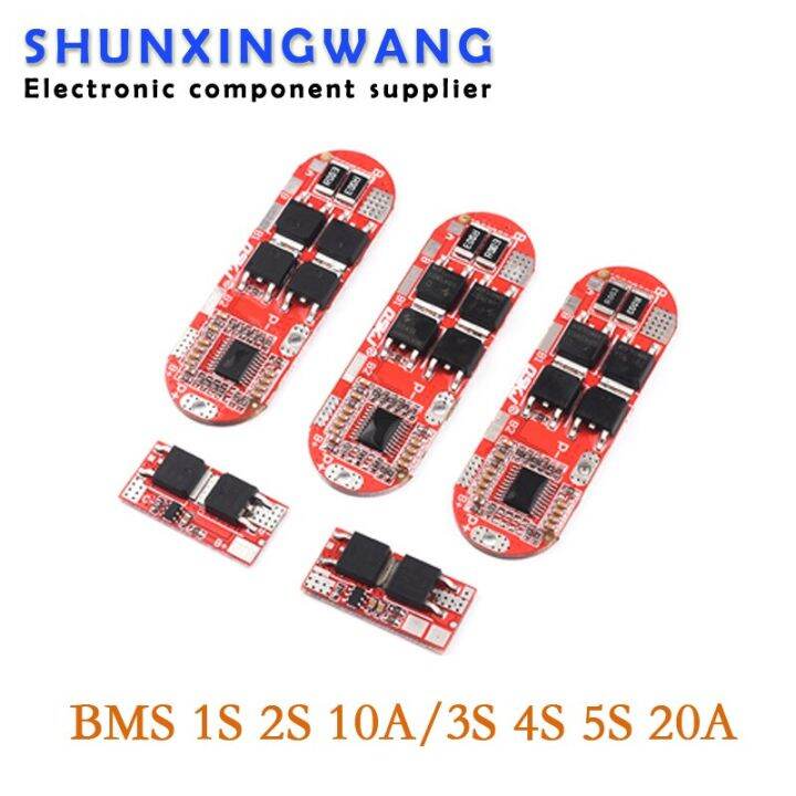 Bms 1S 2S 10A 3S 4S 5S 20A Bms 18650 Li-ion Lipo Lithium Battery ...