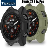 ❀✁๑ TPU Case for Garmin Fenix 7X Pro Fenix 7s Pro Tactix 7 Soft Silicone Case for Garmin Fenix 7 Protective Cover Shell Accessories