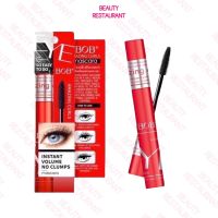 BOB Amazing Curls Instant Volume No Clumps Mascara บีโอบี มาสคาร่า แท่งแดง ต่อขนตา กันน้ำ