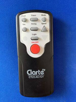 อะไหล่รีโมทพัดลมรุ่น Clarte CT21AC/GY