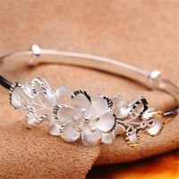 999 sterling silver bracelet female villa contracted fashion bracelets or lend students joker girlfriend mother birthday gift