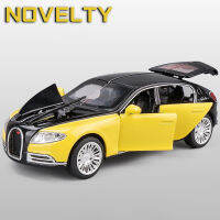 [ในสต็อก] 1:32 Bugatti Galibier Supercar รุ่นรถโลหะผสม Die Cast รถของเล่นรุ่นดึงแสงไฟเสียงเด็กของเล่นของสะสม