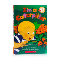 Im caterpillar I am a caterpillar English original Liao Caixing book list academic reader L1 graded reading picture book childrens science popularization enlightenment picture book