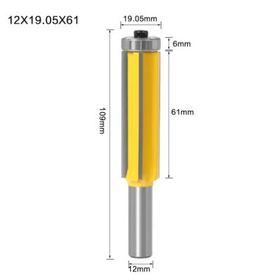 ขอบสีแดงแกะสลักก้านมิลลิ่งไม้ตัด1Pc 12Mm ลาย Z4เราเตอร์บิตตัวยึดน็อตสองด้านเครื่องโม่ดอกสว่านมิลลิ่งไม้ตัดทำงาน