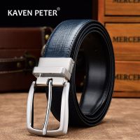 Reversible Belts For Men Leather For Male High Quality Formal Belt Black Brown Navy Blue