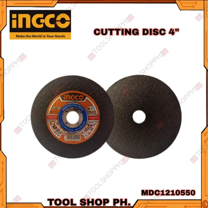 INGCO Abrasive Metal Cutting Disc 4" MCD1210550 Lazada PH