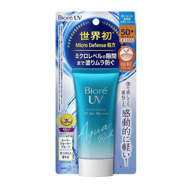 กันแดดบิโอเร-biore-uv-aqua-rich-watery-essence-spf50-pa-50g-สูตร-micro-defense-นวัตกรรมขั้นสุดจากญี่ปุ่น