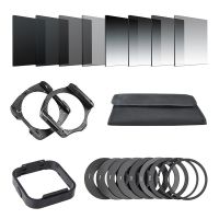 21in1 Universal Gradient Neutral Density ND2 4 8 16 Filter Kits for Cokin P Set SLR DSLR Camera Lens Camera Photo Accessories