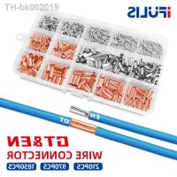 ♦◕ 970PCS GT EN Copper Bare Tinned Connecting Non-Insulated Wire Connector Ferrules Electrical Cable Terminal 0.5mm2-16mm2 22-10AWG