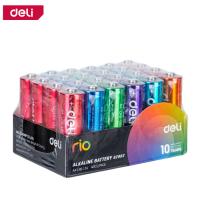 Deli ถ่านอัลคาไลน์ 24ก้อน ถ่านไฟฉาย ถ่านอัลคาไลน์ ถ่านรีโมท ถ่าน AA AAA 1.5V มี 6 สี Alkaline Battery