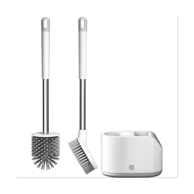 Toilet Brush Bathroom Cleaning Accessories Bristle Bowl Cleaner Household Essentials (Set of 1)