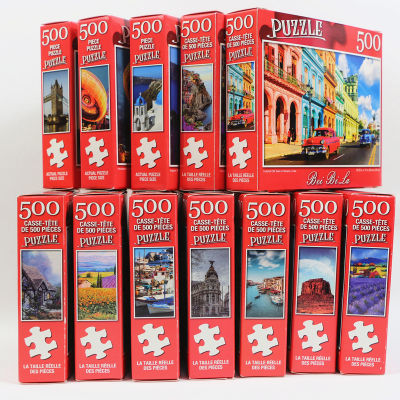 500 Pieces Jigsaw Puzzle Various Landscape Patterns Jigsaw Puzzle Educational Toy for Kids Children s Games Christmas Gift