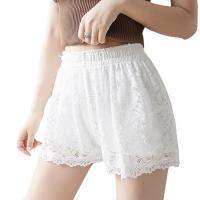 Fashion Summer Women Sweet Stretch Lace Three-point Shorts Fashion Candy Color Leisure Loose Short Pants L-4XL