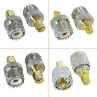 1Pcs UHF SO239 PL259 to SMA Male Plug Female Jack RF Coax Adapter Connector Wire Terminals Straight Fast Delivery Brass Copper