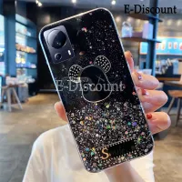 เคส Nillkin สำหรับ Xiaomi 13Lite เคส13Pro Xiaomi เคสแหวนขึ้นเงาเคสหมีเศร้าใสมีกลิตเตอร์นิ่มสำหรับ Mi 13 Lite Mi 13 Pro ฝาหลังดวงจันทร์รูปดาวเด็กผู้หญิง