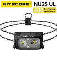 NITECORE NU25 UL 400 lumen three light source headlamp supporting USB-C charging