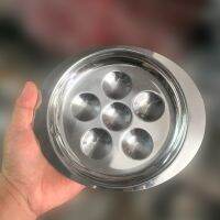 จานขนาดเล็ก 6 หลุม 1ชิ้น รุ่น 6-Egg-holder-plate-stainless-304-05G-TC