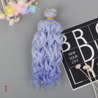 FactoryOutlete?Cheap? 15*100ซม.นักแสดงสกรูผมหยิกส่วนขยายสำหรับตุ๊กตาทั้งหมด DIY hair wigs Toys