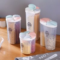 Kitchen Storage Box Food Storage Box Grain Storage Tank Moisture-Proof Sealed Cans Transparent Organizers Kitchen Supplies