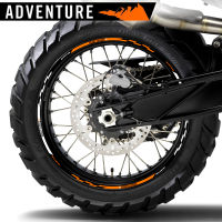 สะท้อนแสงรถจักรยานยนต์อุปกรณ์เสริมสติกเกอร์ล้อ Hub Decals ขอบเทปสำหรับ KTM SUPER 1290 ADVENTURE Adv 790 890 990 1190 1090