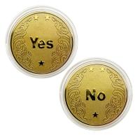 1PC Creative Coin Collectible Great Gift Yes Or No Decision Coin Art Collection YES NO Letter Commemorative Coin Collectible