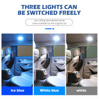 Car Interior Light Dome Roof Ceiling Reading Light 3 Lighting Color LED Vehicle Trunk Car Lamp Bulb Car Styling Night Light