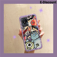 ใหม่เคสนิ่มสำหรับเคสโทรศัพท์ vivo Y02 เคสนิ่มแบบใสเคสเคสโทรศัพท์รูปการ์ตูนลายมหาวิทยาลัยมอนสเตอร์แฟชั่นแบบเคสโทรศัพท์สำหรับ VIVO Y02เคสเคสโทรศัพท์กันกระแทก